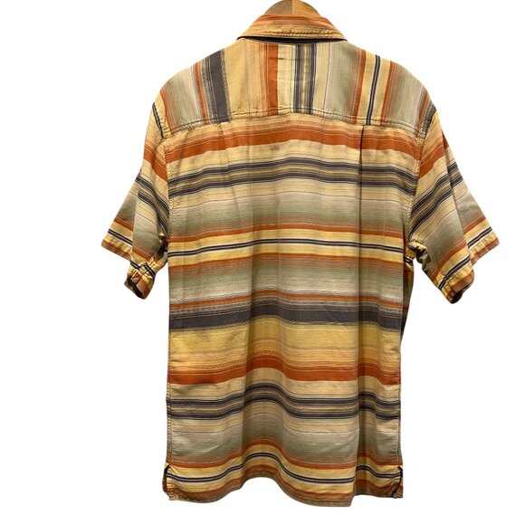 The Territory Ahead Men's Striped Short Sleeve Shirt, Southwest, M - Picture 7 of 8